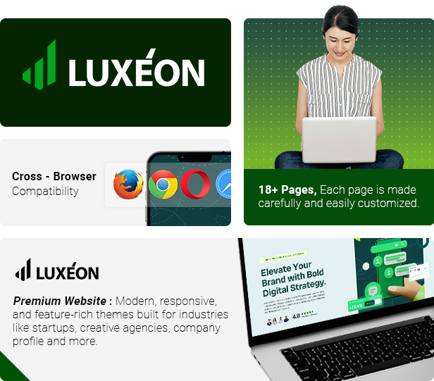 Luxeon - Creative Digital Marketing Elementor Template Kit
