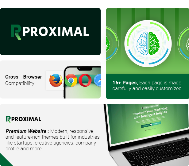 Proximal - AI Marketing & Analytics Elementor Template Kit